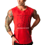 Men's Summer Cotton Sleeveless Gym Tank Top