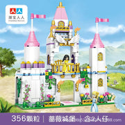 Kids' Castle Building Blocks Toy - Princess Villa Set