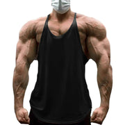 Men's Casual Cotton Vest for Gym and Exercise