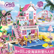 Kids' Castle Building Blocks Toy - Princess Villa Set