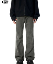 Men's Retro Distressed Straight Leg Jeans