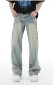 Retro Straight Jeans for Women