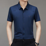 2023 Summer Men's Short Sleeve Business Shirt