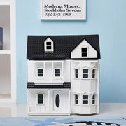 Wholesale Retro Wooden Dollhouse Castle Playset