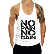 Men's Casual Cotton Vest for Gym and Exercise