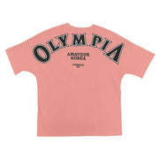 Men's Olympia Printed Cotton T-Shirt for Gym Workout