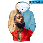 3D Hooded Sweatshirt Inspired by Nipsey Hussle