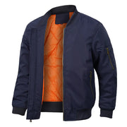 Men's Plus Size Air Force Flight Jacket for Fall/Winter