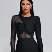 Women's Mesh Stitching Fashion Dress