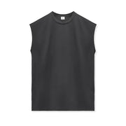 Men's Casual Polyester Vest for Gym and Exercise