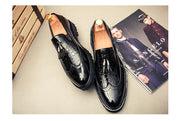 Men's Leather Loafers with Tassels