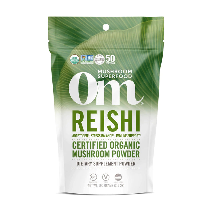 OM Mushroom Superfood Reishi Organic Mushroom Powder