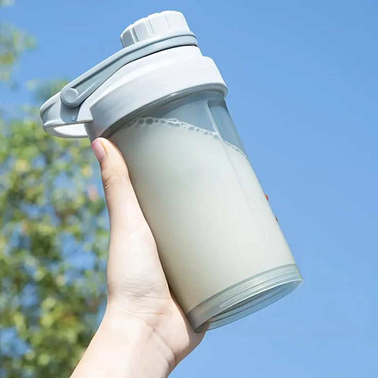 500ml Dual-Scale Protein Shaker Cup for Fitness