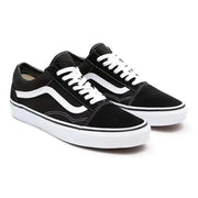 Classic Black and White Canvas Sneakers for Couples