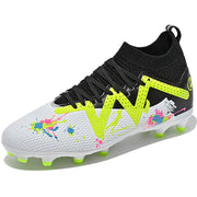 Boys' High-Top Soccer Cleats for Training and Matches