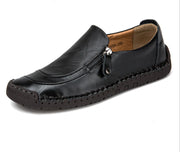 Men's Handmade Leather Driving Loafers (Slip-On)