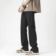 Heavy Washed Yellow Jeans in American Style