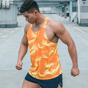 Summer Men's Sleeveless Quick-Drying Fitness Vest
