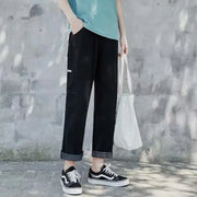 Loose Fit Unisex Hip Hop Pants - Trendy Wide Leg Jeans