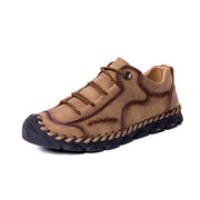 Handmade Leather Soft Bottom Loafers Casual Shoes