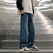 Men's High Street Retro Straight Jeans