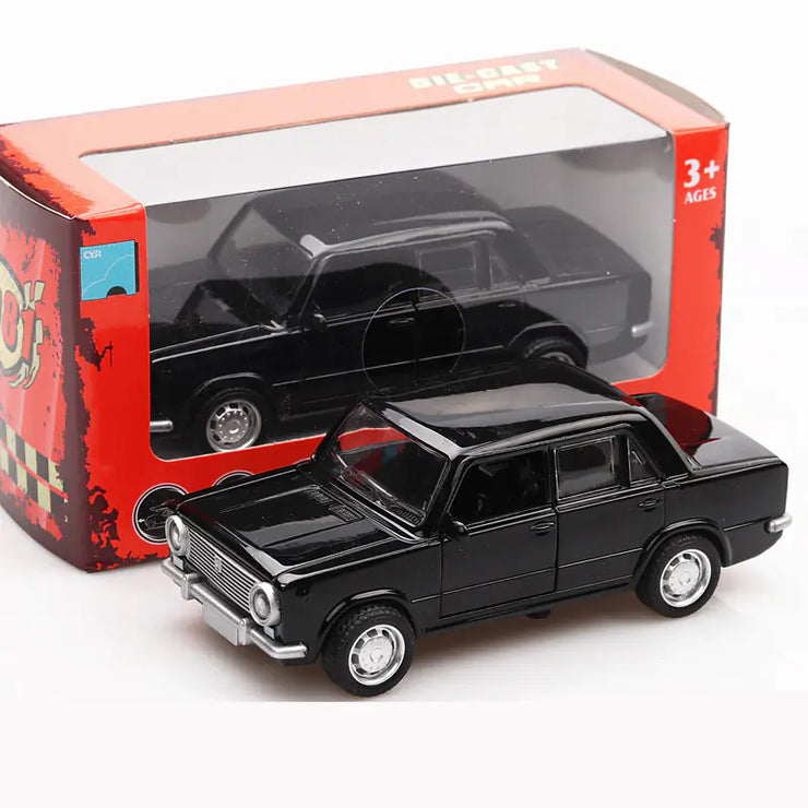Boxed Alloy Toy Car Model - Classic Lada Car