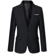 Men's Slim Fit Casual Blazer - Autumn/Winter Style