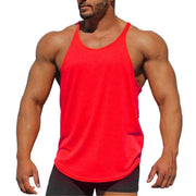 Men's Casual Cotton Vest for Gym and Exercise