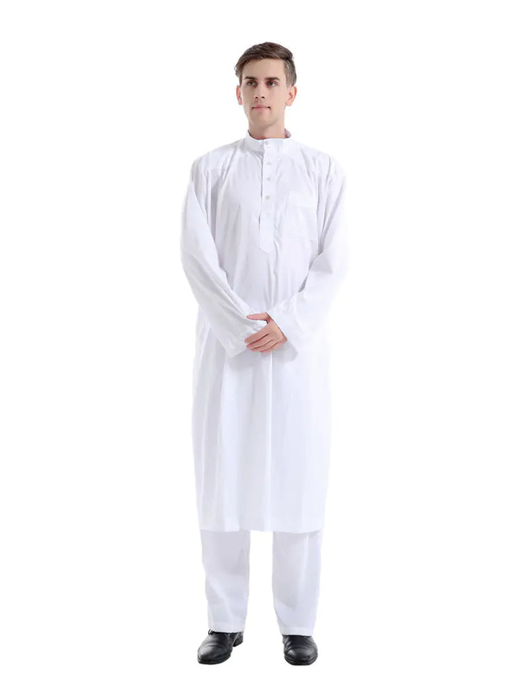 Solid Color Two-Piece Men&
