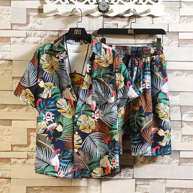 Youth Colorful Printed Shirt Cover