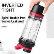Shaker Cup for Fitness with Mixing Ball - Portable Bottle