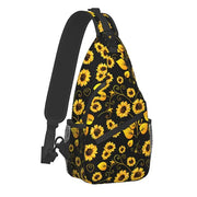 Skulls Sling Backpack - Crossbody Shoulder Gym Bag