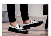 Men's Leather Loafers with Tassels