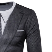 3D Printed Suit Design Men's Long Sleeve T-Shirt
