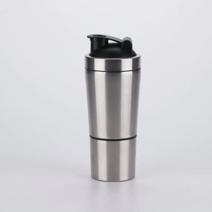 Stainless Steel Protein Shaker Bottle for Fitness