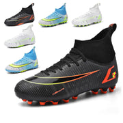 Men's High-Top Soccer Cleats for Artificial Turf Training