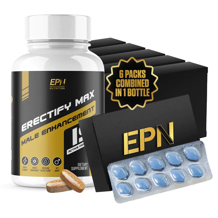 ERECTIFY MAX Pills for Men Fast Acting Erection Support
