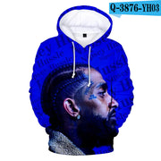 3D Hooded Sweatshirt Inspired by Nipsey Hussle