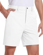 SERAMY Mens Golf Dress Shorts 7 Inch