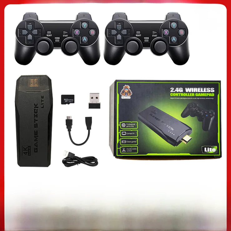 Retro TV Game Console with Dual Controllers (M8)