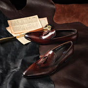 Men's Leather Penny Loafers for Business and Casual Wear