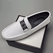 Men's Casual Leather Loafers - Korean Trendy Style