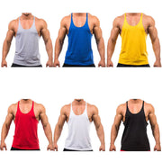 Men's Cotton Sleeveless Gym Tank Top for Bodybuilding