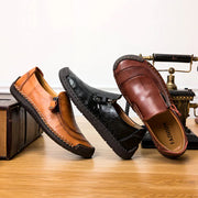 Men's Handmade Leather Driving Loafers (Slip-On)