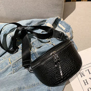 Rivet Soft Leather Fashion Saddle Crossbody Bag