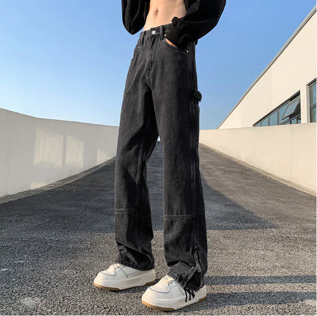 American Retro Heavy Wash Jeans