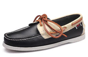 Men's Casual Leather Loafers - Breathable British Style