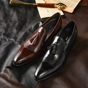Men's Leather Penny Loafers for Business and Casual Wear