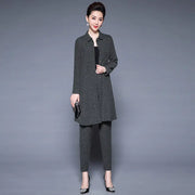 Chic Long Sleeve Spring Outfit with Button Detail