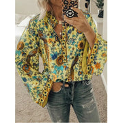 Printed Beach Casual Shirt for Work Holidays